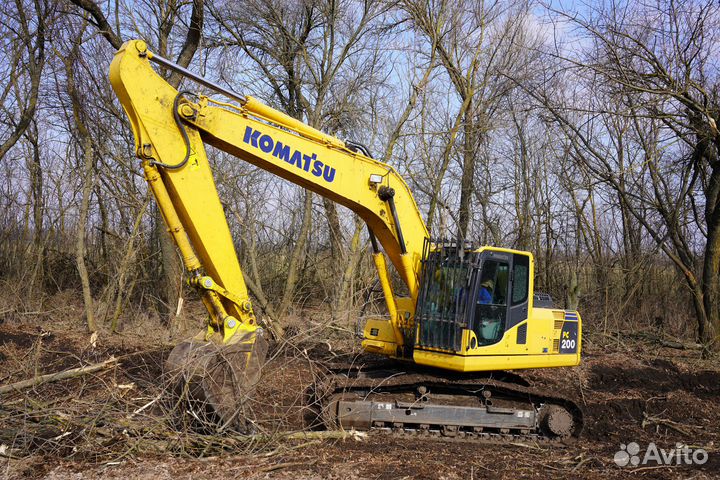 Раскорчевка садов, расчистка участков от дкр