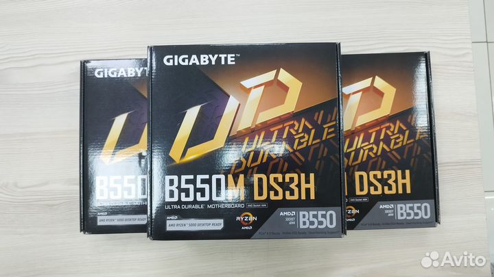 Комплект AMD Ryzen 5 5600x + gigabyte B550M DS3H