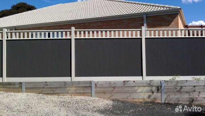 Забор из профнастила с доставкой