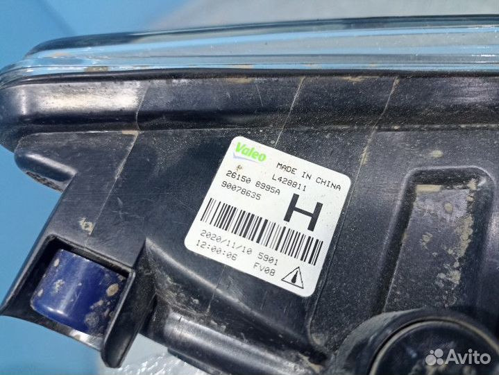 Правая противотуманная фара Nissan Qashqai 2 (J11)