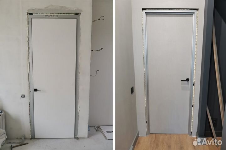 Двери invisible - Алюминиевая кромка с 4х сторон