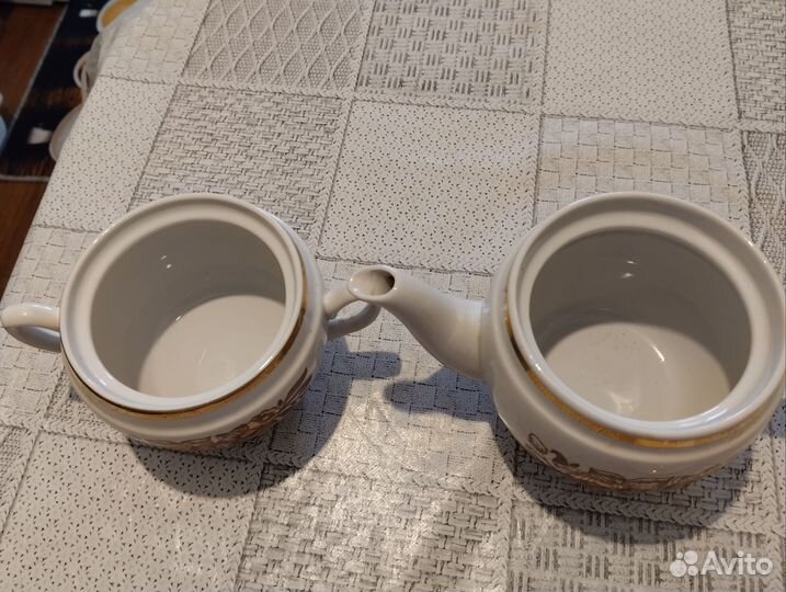 Чайник заварочный и сахарница бфз СССР