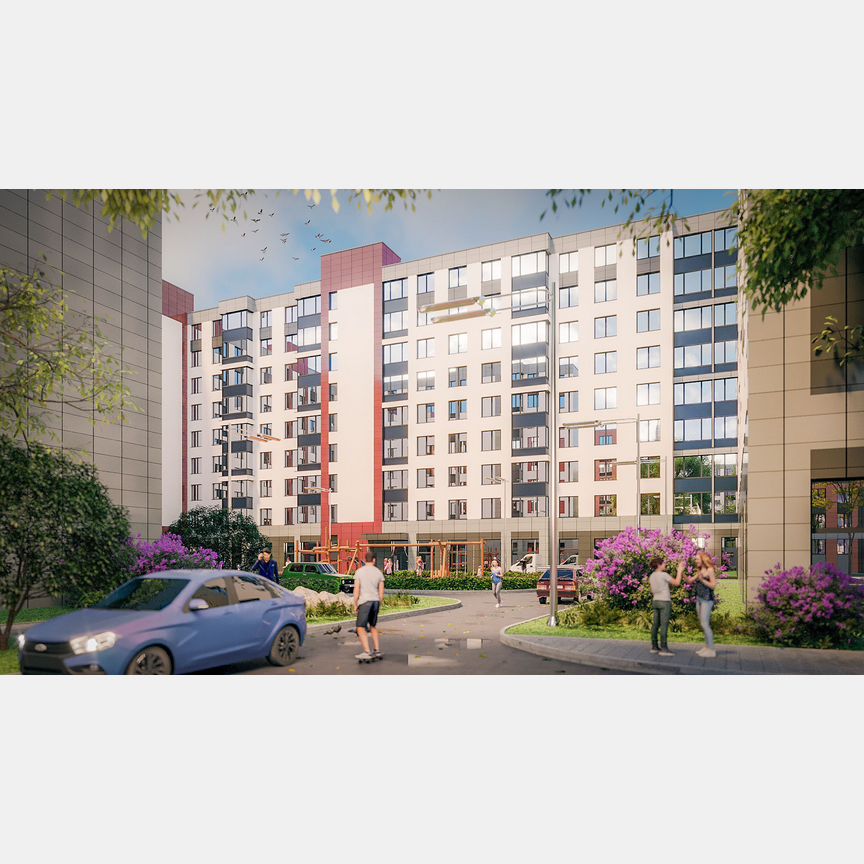 Квартира-студия, 28,3 м², 2/9 эт.