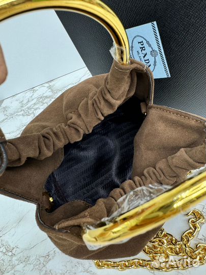 Сумка Prada 16 см замша