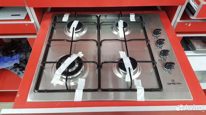 Газовая варочная панель 4 конфорки новая
