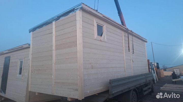 Бытовка и хозблок на заказ с отделкой