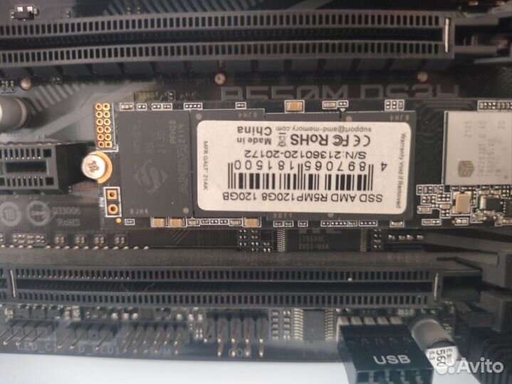 R5 5600X Материнская плата с процессором и памятью