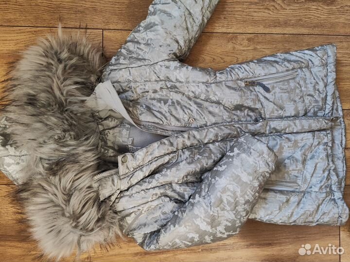 Зимний костюм на девочку 128