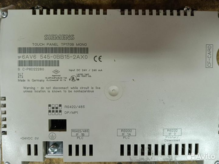 Siemens 6AV6545-0BB15-2AX0