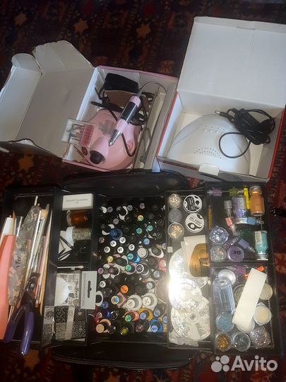 Все для наращивания ногтей набор