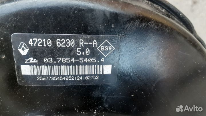 Усилитель вакуумный Renault Duster