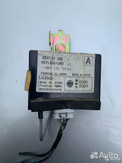 Блок иммобилайзера Mazda 323 BJ 1999