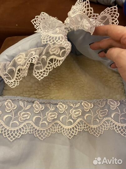 Конверт и одеяло на выписку и гулять в коляске