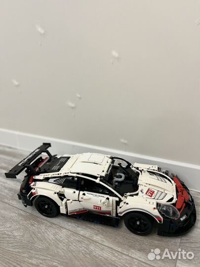 Lego technic porsche 911. Готовая машина лего
