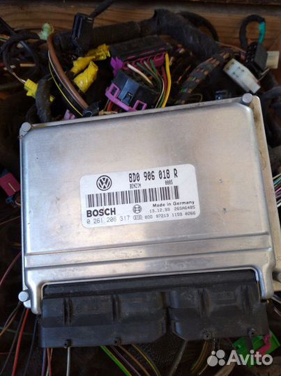 Блок управления двигателем фольксваген ауди