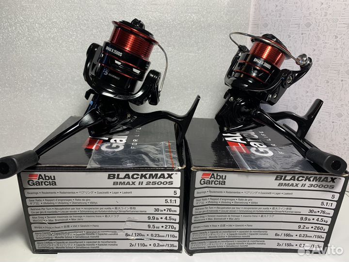 Катушка для спининга Abu Garsia B MAX 2500,3000S