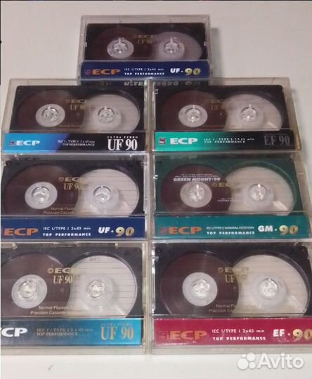 Аудиокассеты фирменные 1 запись