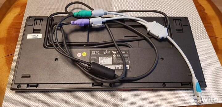 Клавиатура ретро IBM Space Saver II RT3200 адаптер