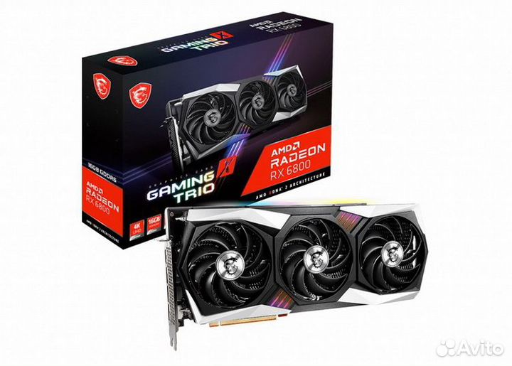 MSI gaming X trio RX 6800 XT 16Gb