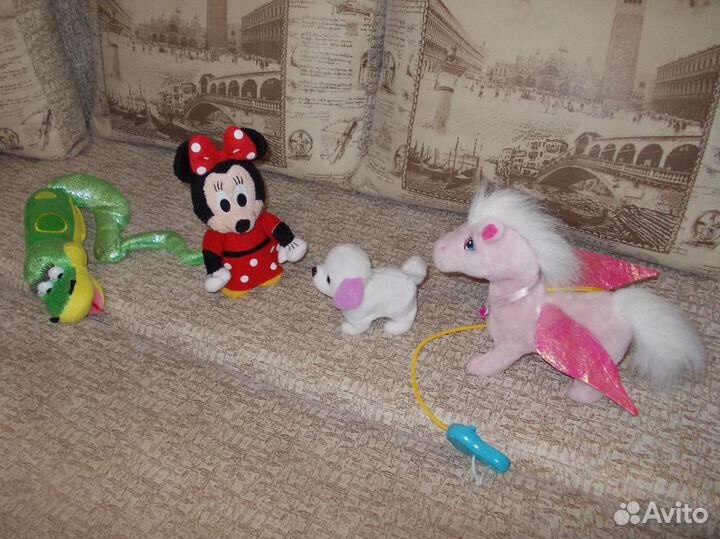 Мягкие музыкальные механические игрушки