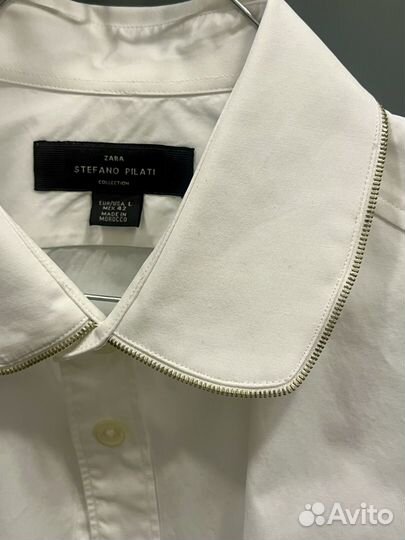 Сорочка белая Zara x Stefano Pilati NEW