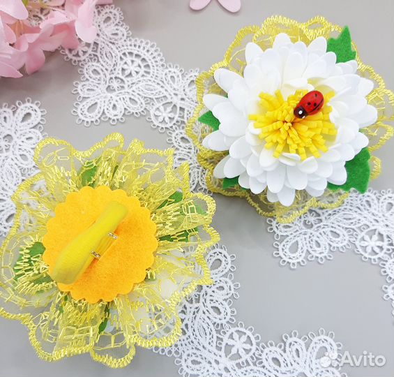 Бантики Ромашки