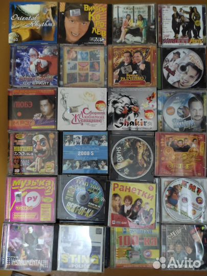 Cd и мр3 диски с музыкой