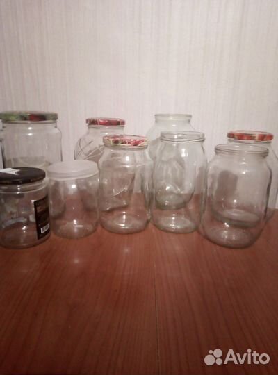 Стеклянная банка 2л: 1,7л: 1,5л:1л:0,7л:0,5