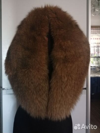 Меховой воротник песец