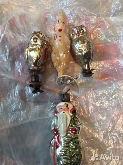 Елочные игрушки из СССР