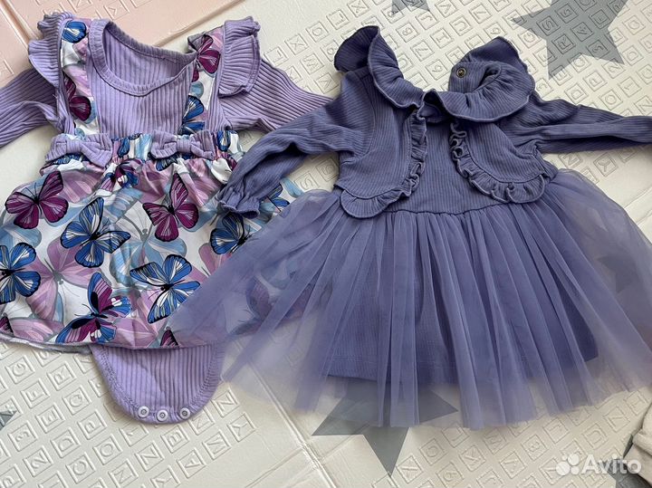 Детские вещи пакетом на девочку 56 62