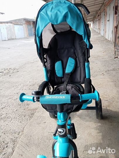 Детский велосипед коляска с ручкой