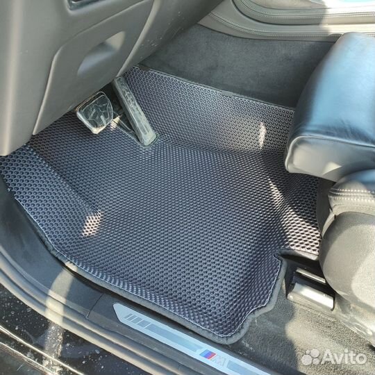 Комплект EVA ковриков на BMW X7 с бортами