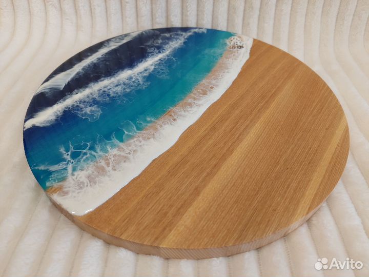 Поднос с эпоксидной смолой