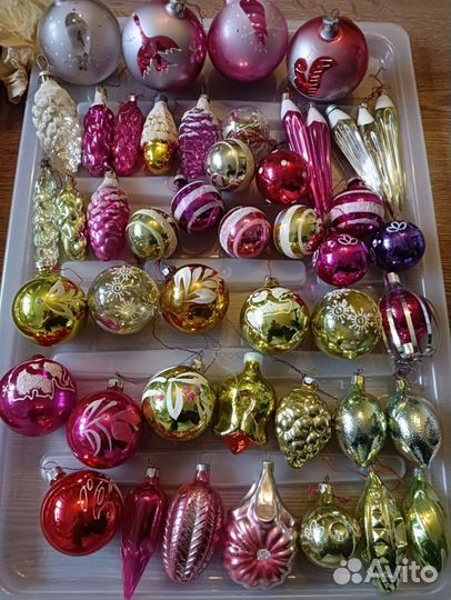 Игрушки ёлочные СССР