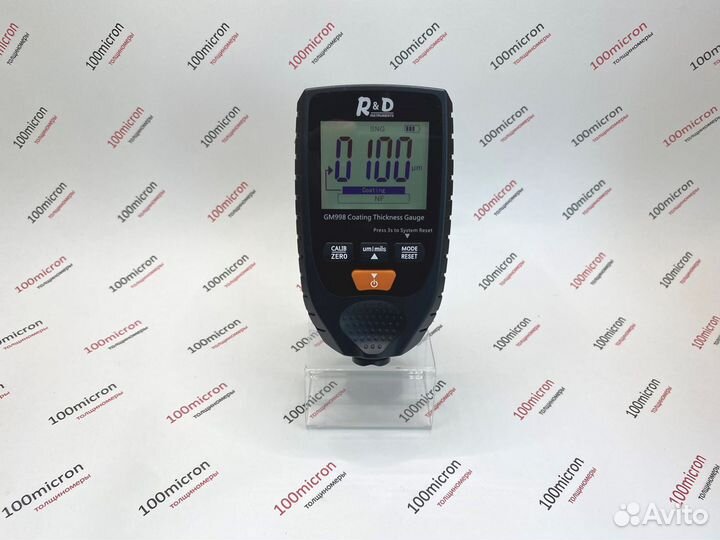 Толщиномер R&D GM998 черный. Новый. Доставка
