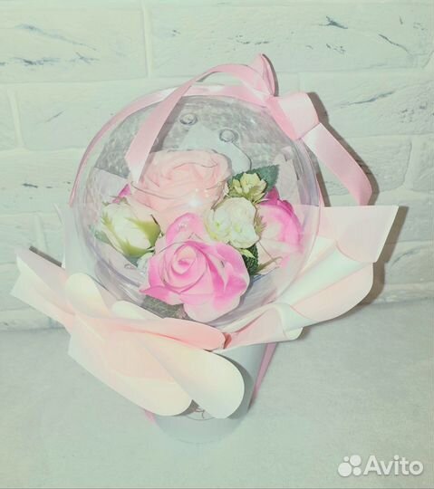 Букет в шаре