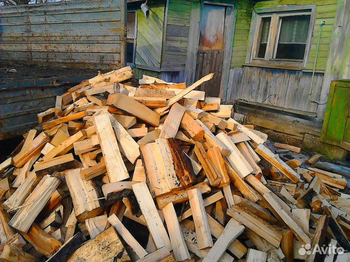 Дрова горбыль пиленный 30-35 см