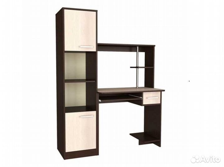 Стол компьютерный Дебют с пеналом 1.27 м