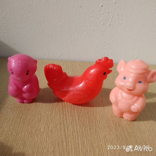 Игрушки СССР дутый пластик