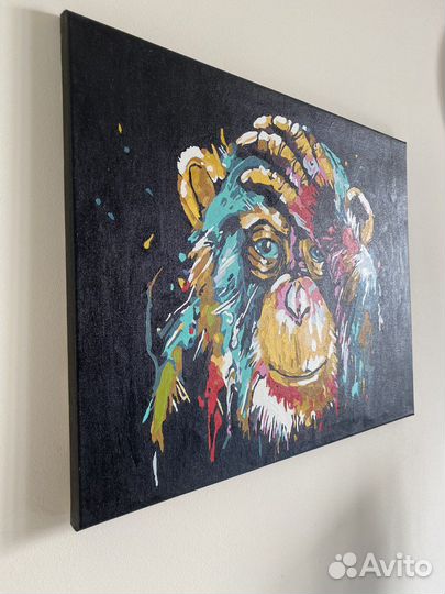 Картина акрил на холсте Обезьяна