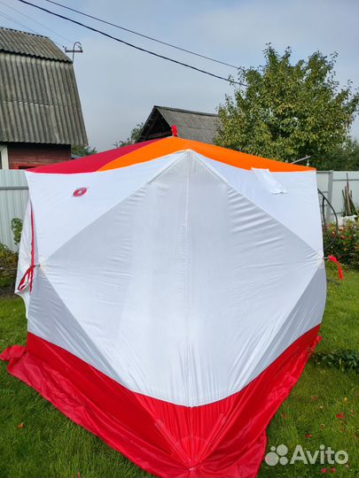 Зимняя палатка медведь куб 4