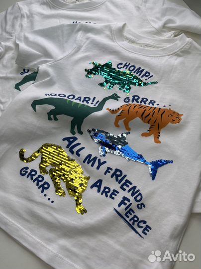 Футболка h&m для мальчика 104/140 оригинал