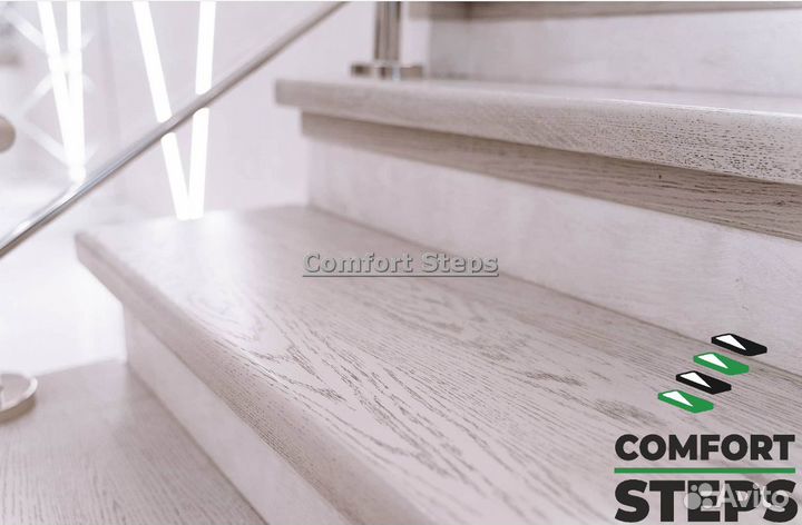 Шпонированные ступени для лестниц