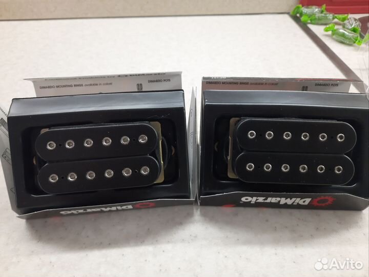Звукосниматели DiMarzio Super Distortion и Fred