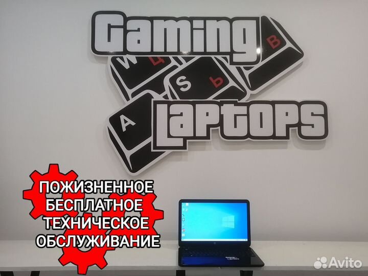 Производительный ноутбук HP с двумя видеокартами