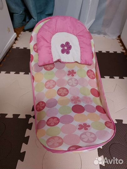 Горка шезлонг для купания