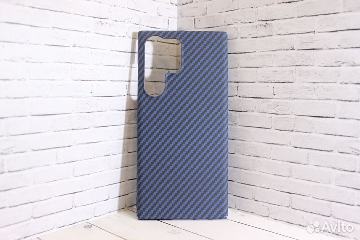 Чехол под карбон на Samsung Galaxy S23 Ultra