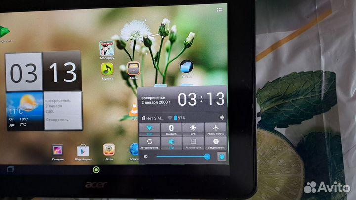 Планшет асер