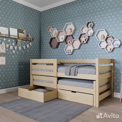 Детская кровать из березыдля 2 детей